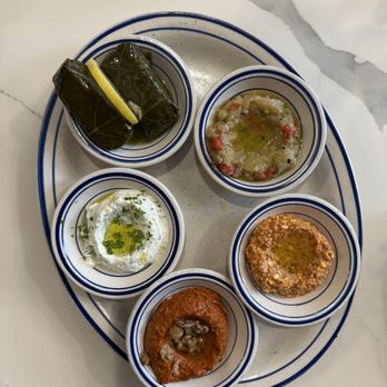 Milos Meze - Dips platter - IG @bougiefoodieboi - Greek Near Me - San Francisco, California