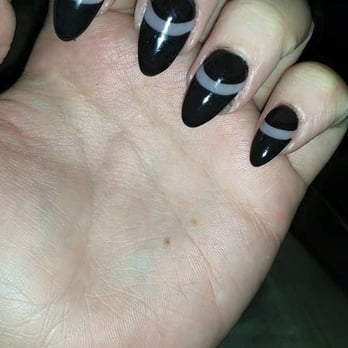 Tulip Nails - Perfect negative space full gel set done by Tammy! - Nail Salons Near Me - Alameda, California Tulip Nails - Perfect negative space full gel set done by Tammy! - Nail Salons Near Me - Alameda, California