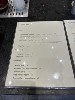 Menu photo 1 Teabowl New York, NY