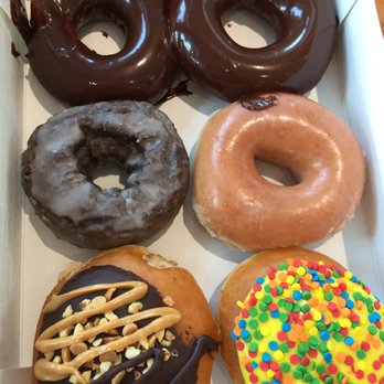 Krispy Kreme - Reese's ($1.69), cake batter (overrated at $1.69) Choco cake, original, and Eclipse chocolate donuts! 8/21/17 - Donuts Near Me - Rockville, Maryland Krispy Kreme - Reese's ($1.69), cake batter (overrated at $1.69) Choco cake, original, and Eclipse chocolate donuts! 8/21/17 - Donuts Near Me - Rockville, Maryland