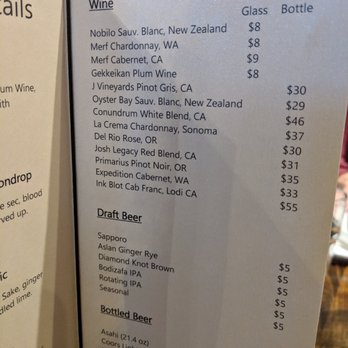 Katana - Wine and Beer menu. - Sushi Bars Near Me - Everett, Washington Katana - Wine and Beer menu. - Sushi Bars Near Me - Everett, Washington
