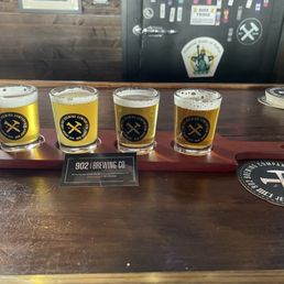 Flight of their flagship beers