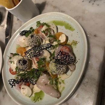 Wally's - Hamachi Crudo - New American Near Me - Santa Monica, California Wally's - Hamachi Crudo - New American Near Me - Santa Monica, California