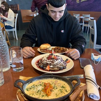 Full Belly - Baked eggs. Buckwheat pancakes. Breakfast Sandwich. - Breakfast & Brunch Near Me - San Antonio, Texas Full Belly - Baked eggs. Buckwheat pancakes. Breakfast Sandwich. - Breakfast & Brunch Near Me - San Antonio, Texas