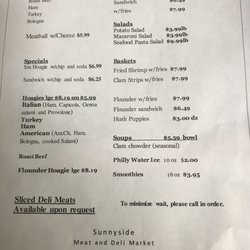 A&j Fresh Meat Market - New menu