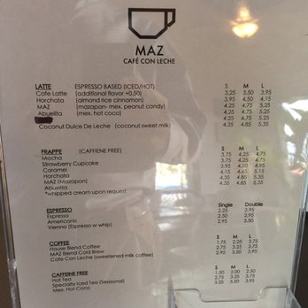 Maz Café - Menu - Cafes Near Me - Santa Ana, California Maz Café - Menu - Cafes Near Me - Santa Ana, California