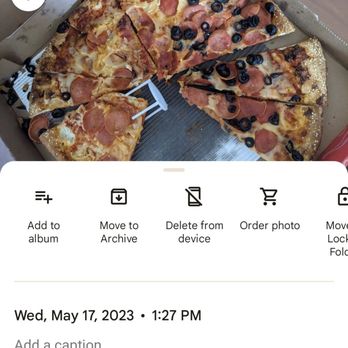 Delish Pizza - The pizza im taking to the trash on 4/17 that no one ate it was so garbage - Pizza Near Me - Gold River, California Delish Pizza - The pizza im taking to the trash on 4/17 that no one ate it was so garbage - Pizza Near Me - Gold River, California
