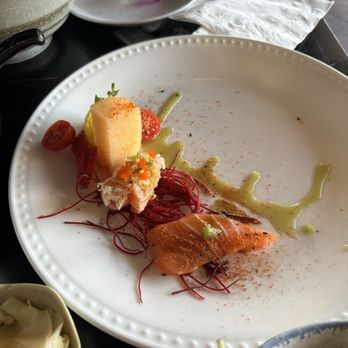 Misaki at Superior - The chef made this special plate as a thank you to my friend who posted a review while dining. - Sushi Bars Near Me - Superior, Colorado