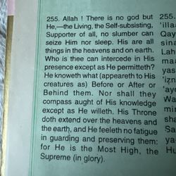 Mosque of Islamic Brotherhood - Quran Kursi