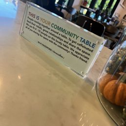 Community Table