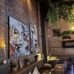 Happinez Wine Bar - Paintings upstairs