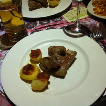Alfileritos 24 - pork filet with potato and ratatouille - Tapas/Small Plates Near Me - Toledo, TO
