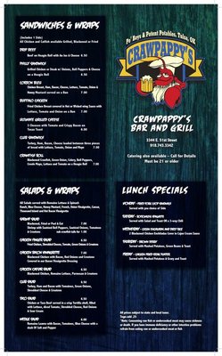 Menu photo 8 Crawpappy's Bar and Grill Tulsa, OK