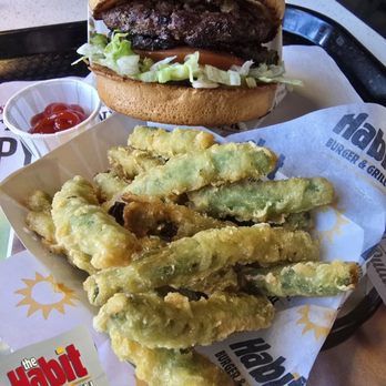 Habit Burger & Grill - Double Char Burger and Tempura Green Beans - Burgers Near Me - Santa Barbara, California Habit Burger & Grill - Double Char Burger and Tempura Green Beans - Burgers Near Me - Santa Barbara, California
