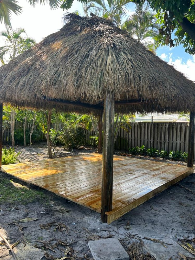 Slide of Luau Chikee Hut