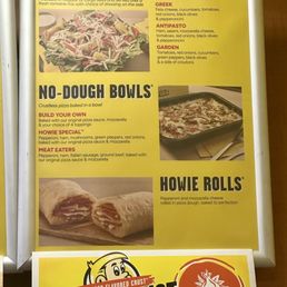 Salad, bowl, and rolls menu Salad, bowl, and rolls menu
