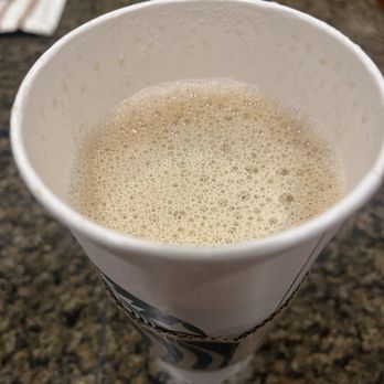 Starbucks - Venti white chocolate mocha with oat milk after the foam settled a bit - Coffee & Tea Near Me - Elk Grove, California Starbucks - Venti white chocolate mocha with oat milk after the foam settled a bit - Coffee & Tea Near Me - Elk Grove, California