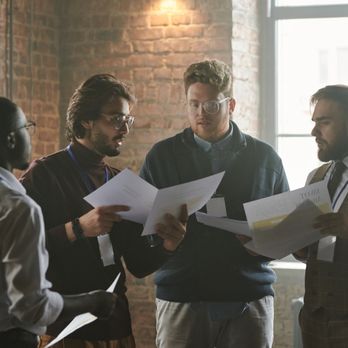 Aaronsby - 4 Consultants discussing process - Business Consulting Near Me - Houston, Texas Aaronsby - 4 Consultants discussing process - Business Consulting Near Me - Houston, Texas