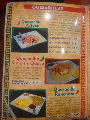 Menu photo 6 Guanajuato Río Ceballos, X