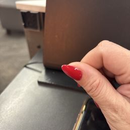 It's only been three days and it's already chipping