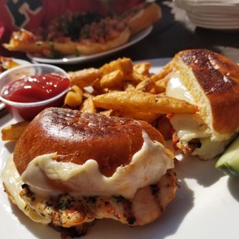 Stuff Yer Face - The Chicken Italian Melt...so good!! - Pubs Near Me - New Brunswick, New Jersey Stuff Yer Face - The Chicken Italian Melt...so good!! - Pubs Near Me - New Brunswick, New Jersey