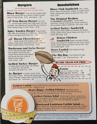 Menu photo 2 Hub City Diner Lafayette, LA