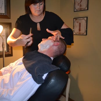Shear Excellence - Straight razor face shave by Kathryn! - Men's Hair Salons Near Me - Charlotte, North Carolina Shear Excellence - Straight razor face shave by Kathryn! - Men's Hair Salons Near Me - Charlotte, North Carolina