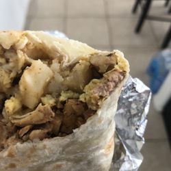 Mesquite Fresh Street Mex - Chicken breakfast burrito