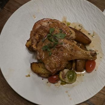 Rose Park Bistro - Pan Roasted Half Chicken - Cocktail Bars Near Me - Roseville, California