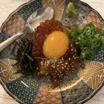 ABURIYA IBUSHI - Fresh ahi yukhoe with ikura - Japanese Near Me - Honolulu, Hawaii