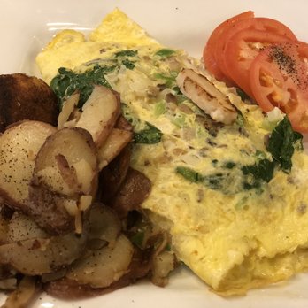 Keke's Breakfast Cafe - Fajita Chicken omelet add Spinach and Mushroom - Breakfast & Brunch Near Me - Altamonte Springs, Florida Keke's Breakfast Cafe - Fajita Chicken omelet add Spinach and Mushroom - Breakfast & Brunch Near Me - Altamonte Springs, Florida