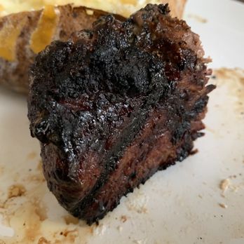 Saltgrass Steak House - Suppose to be medium steak, but it's well done and BURNT - Steakhouses Near Me - Omaha, Nebraska Saltgrass Steak House - Suppose to be medium steak, but it's well done and BURNT - Steakhouses Near Me - Omaha, Nebraska
