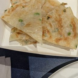 Green Scallion Pancake. Light and tasty.