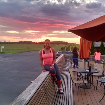 Pindar Vineyards - Me soaking in the sunset! - Wineries Near Me - Peconic, New York