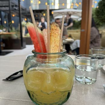 Arriba Abajo - Fiesta Fresca - tequila and mezcal drink that serves 3-4 people! - Mexican Near Me - Austin, Texas