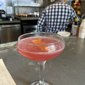 Agricola Eatery - Haven't tried the food but hands down the best cosmo I've ever had. Made by that gentleman in the back. - New American Near Me - Princeton, New Jersey