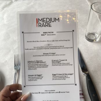 Medium Rare - Brunch menu - Steakhouses Near Me - Bethesda, Maryland Medium Rare - Brunch menu - Steakhouses Near Me - Bethesda, Maryland