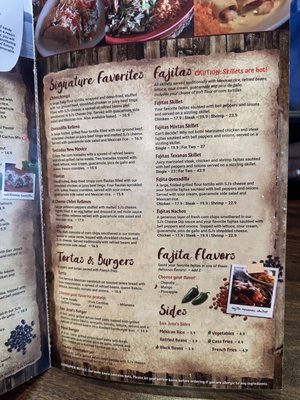 Menu photo 2 San Jose's Original Mexican Restaurant - Ocoee Ocoee, FL