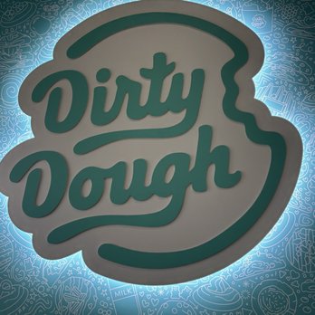 Dirty Dough - Inside sign - Desserts Near Me - Orlando, Florida