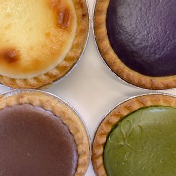 Uncle Tetsu - Plain, ube, chocolate, and matcha Hokkaido cheese tarts - Desserts Near Me - San Mateo, California Uncle Tetsu - Plain, ube, chocolate, and matcha Hokkaido cheese tarts - Desserts Near Me - San Mateo, California