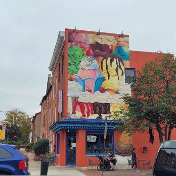 Bmore Licks - Can't miss it with this beautiful mural - Ice Cream & Frozen Yogurt Near Me - Baltimore, Maryland