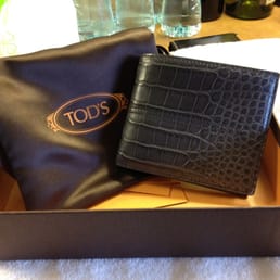 Light blue alligator men's wallet