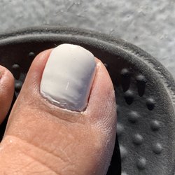 Dip nails - My pedicure after the fix this was the final result