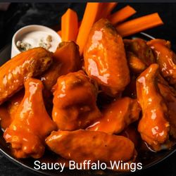 S’M-Orr Sweets - Mild and saucy Buffalo wings served with ranch or blue cheese