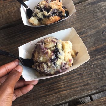CorkScrew BBQ - Blueberry Cobbler - made from scratch! Thanks Cam! - Barbeque Near Me - Spring, Texas