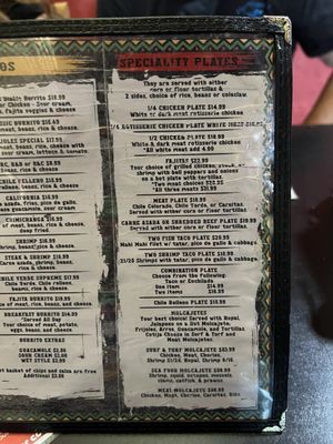 Menu photo 8 Dora’s Mexican Grill and Cantina Beaumont, CA