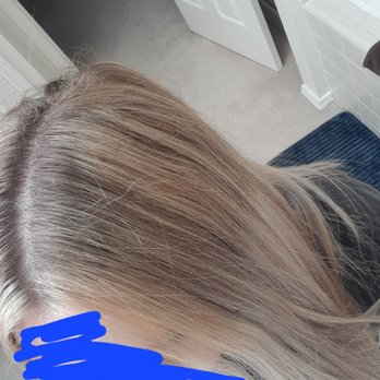 Hasbrouck Salon and Spa - Discolored, bad placement, patchy. I was blamed for this because my hair didn't look like this right after I left the salon. - Hair Salons Near Me - Nampa, Idaho Hasbrouck Salon and Spa - Discolored, bad placement, patchy. I was blamed for this because my hair didn't look like this right after I left the salon. - Hair Salons Near Me - Nampa, Idaho