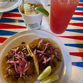 Tacombi - Pollo Yucateco Taco. Corn Esquites. Aguas Frescas. - Tacos Near Me - Forest Hills, New York Tacombi - Pollo Yucateco Taco. Corn Esquites. Aguas Frescas. - Tacos Near Me - Forest Hills, New York