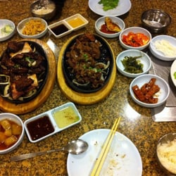 Seoul Galbi - Great selection of side dish food...