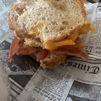 Persnickety Crane Cafe - Next level breakfast sandwich (GF bread) - Desserts Near Me - Yorktown, Virginia Persnickety Crane Cafe - Next level breakfast sandwich (GF bread) - Desserts Near Me - Yorktown, Virginia